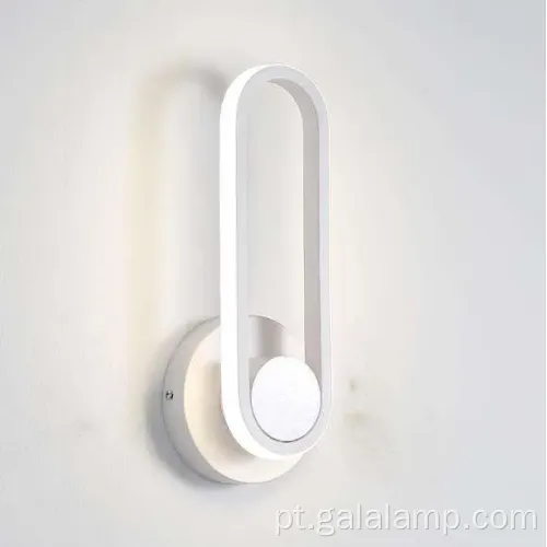 Luz elegante de parede LED para espaços de leitura aconchegantes